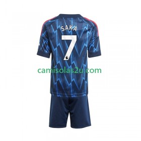 Camisolas de futebol Arsenal Bukayo Saka 7 Criança Equipamento Alternativa 2025/26 Manga Curta